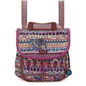 Sakroots artist circle convertible backpack purse